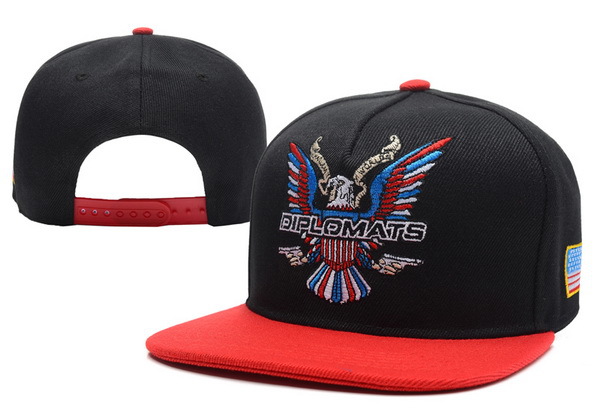 Dipset U.S.A Diplomats Eagle Logo Black Snapback Hat XDF1 0512